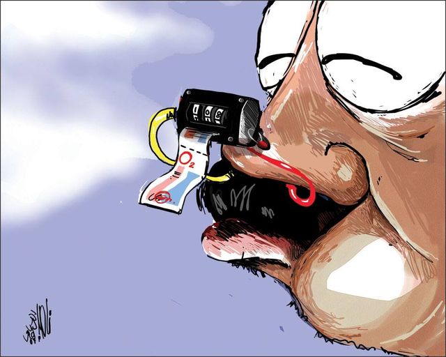 صحفية تروي :طلبوا مني ضريبة هوا .....