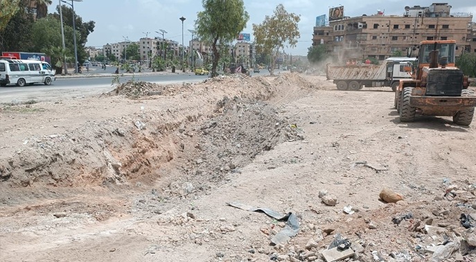 عند مدخل مخيم اليرموك.. الإقلاع بكراج المنطقة الجنوبية في دمشق نهاية العام الجاري