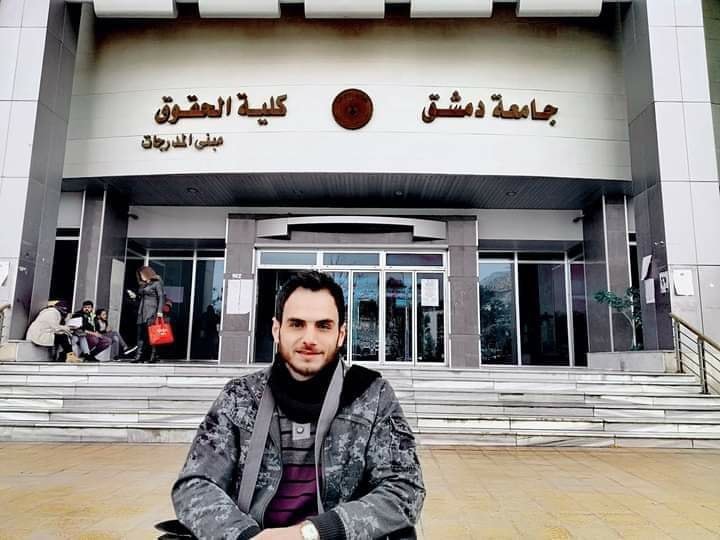 ميلاد علي.. بطل الحرب والعلم في كلية الحقوق
