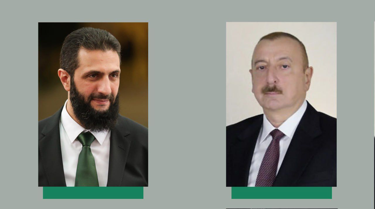 رئيس جمهورية أذربيجان يبعث برقية تهنئة إلى الرئيس أحمد الشرع