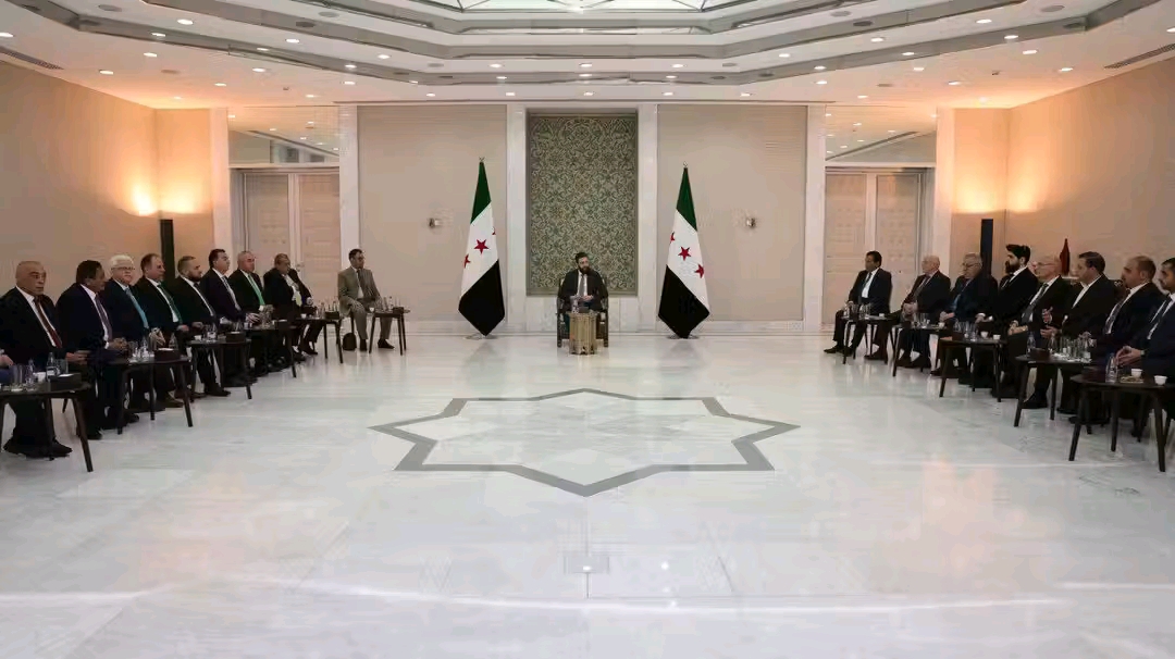 في ضيافة الرئيس .. وفد اردني في قصر الشعب