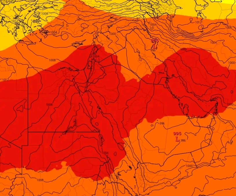 الحرارة الى انخفاض من يوم الجمعة