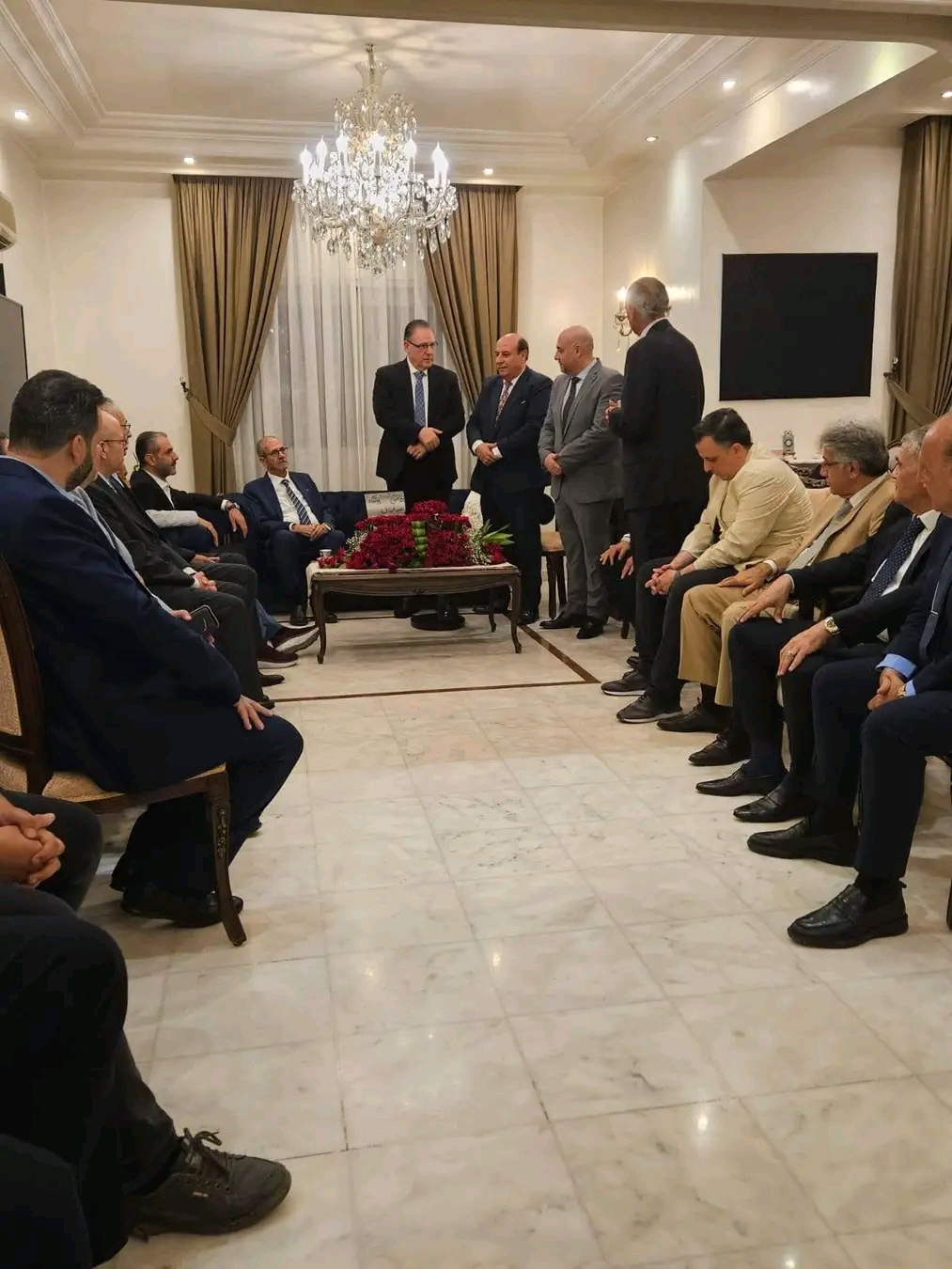 الشرع  يحضر خطوبة نجل  الدردري